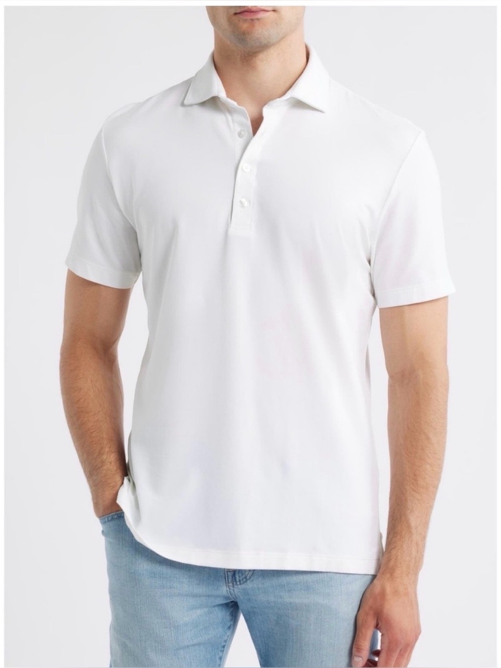 Johnnie-O Idris Top Shelf Polo - Size XL NEW! White!